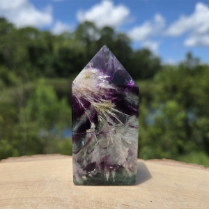 Feather Fluorite Tower