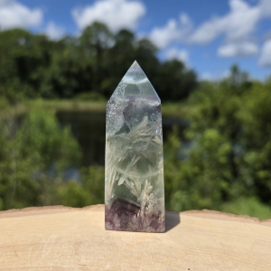 Feather Fluorite Tower