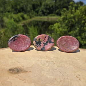 Rhodonite Worry Stone