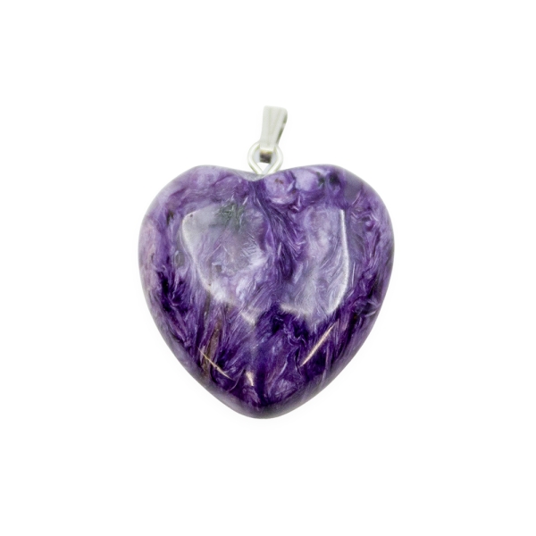 Charoite Heart Pendant - Image 2
