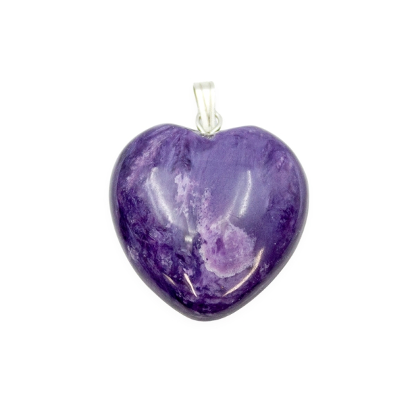 Charoite Heart Pendant - Image 4