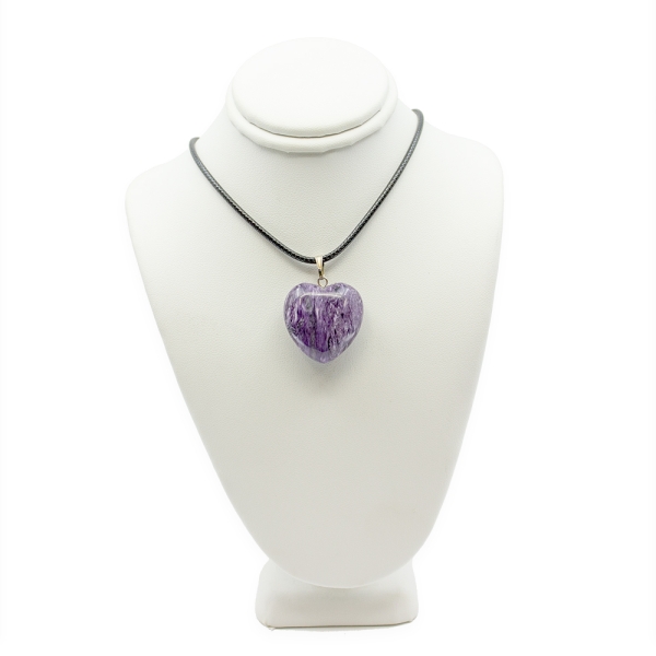 Charoite Heart Pendant - Image 2
