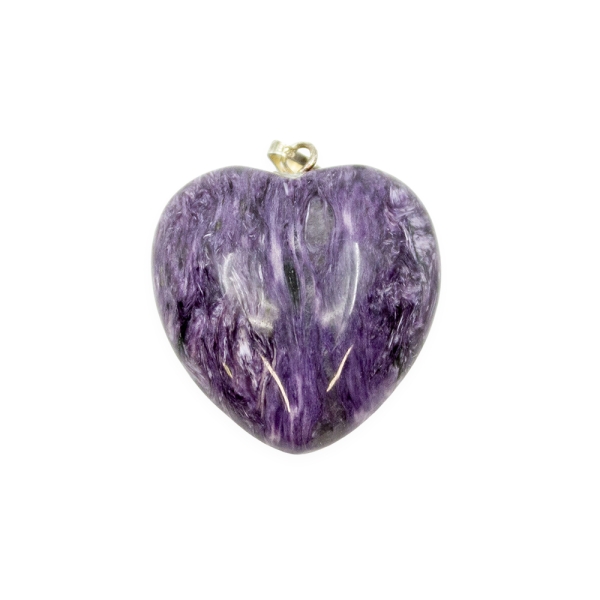 Charoite Heart Pendant - Image 4