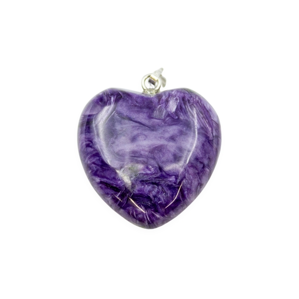 Charoite Heart Pendant - Image 3