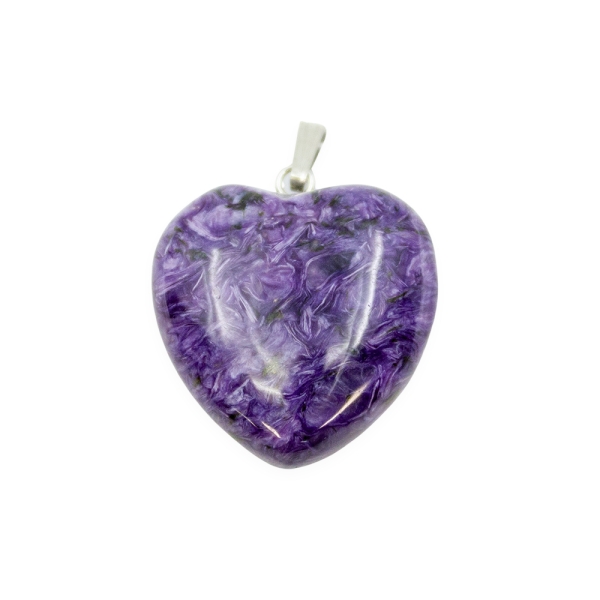 Charoite Heart Pendant - Image 4