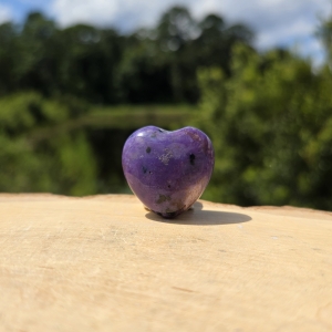 Charoite Heart