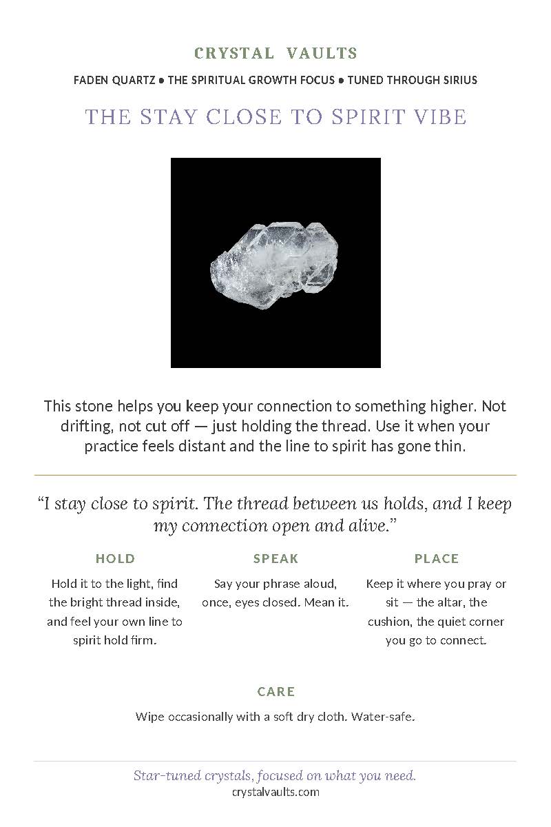 Stay Close to Spirit Vibe - Image 2