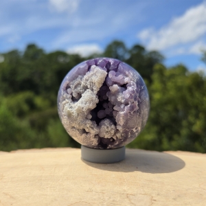 Grape Agate Sphere