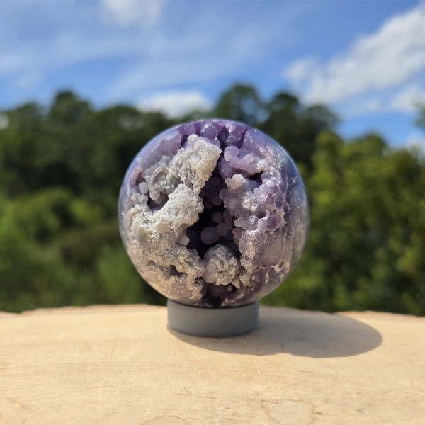 Grape Agate Sphere