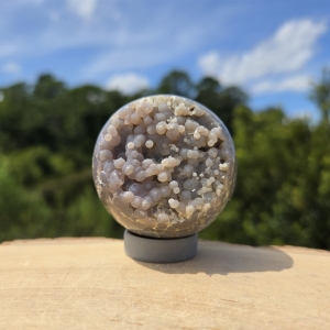 Grape Agate Sphere