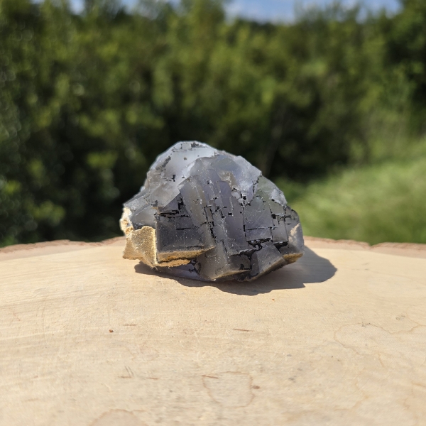 Blue Gray Fluorite Specimen