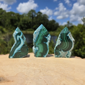 Malachite Chrysocolla Tower