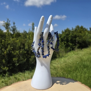 Lapis Lazuli Chip Bracelet