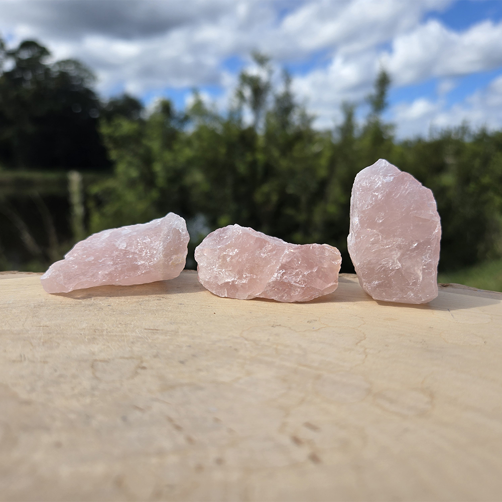 Rose Quartz Rough Medium