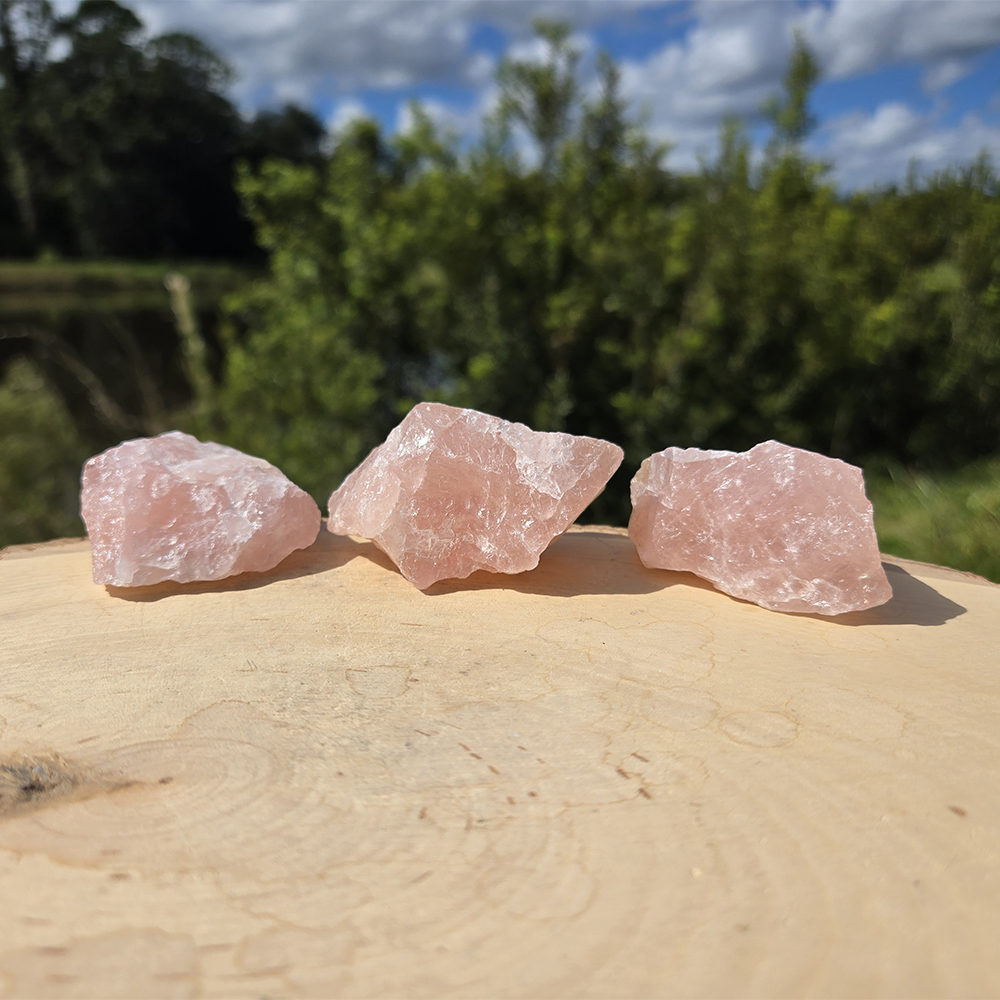 Rose Quartz Rough Large