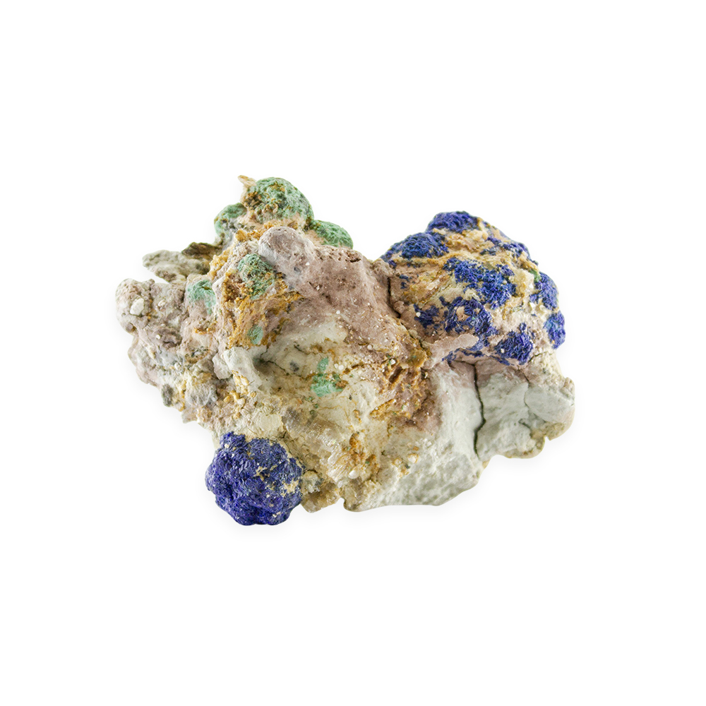 Blueberry Azurite and Malachite on Matrix - Image 3