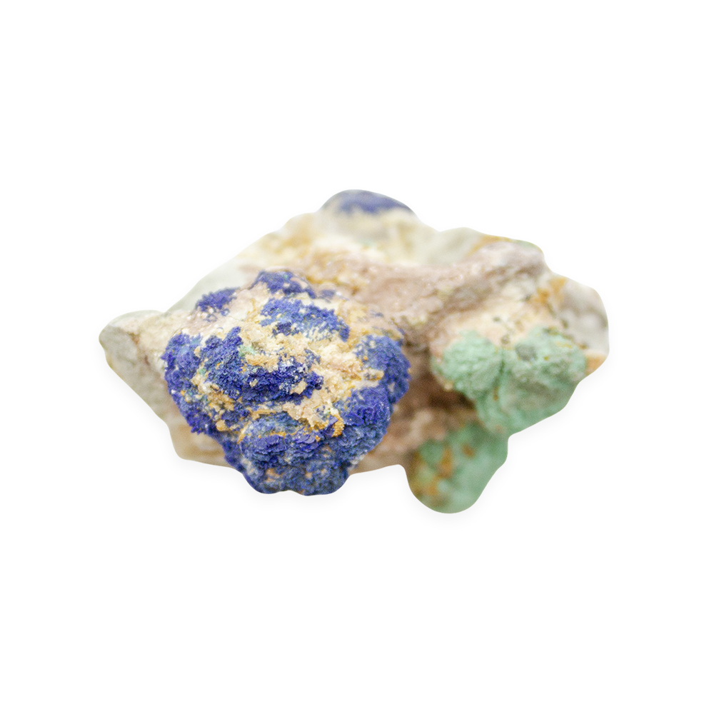 Blueberry Azurite and Malachite on Matrix - Image 4