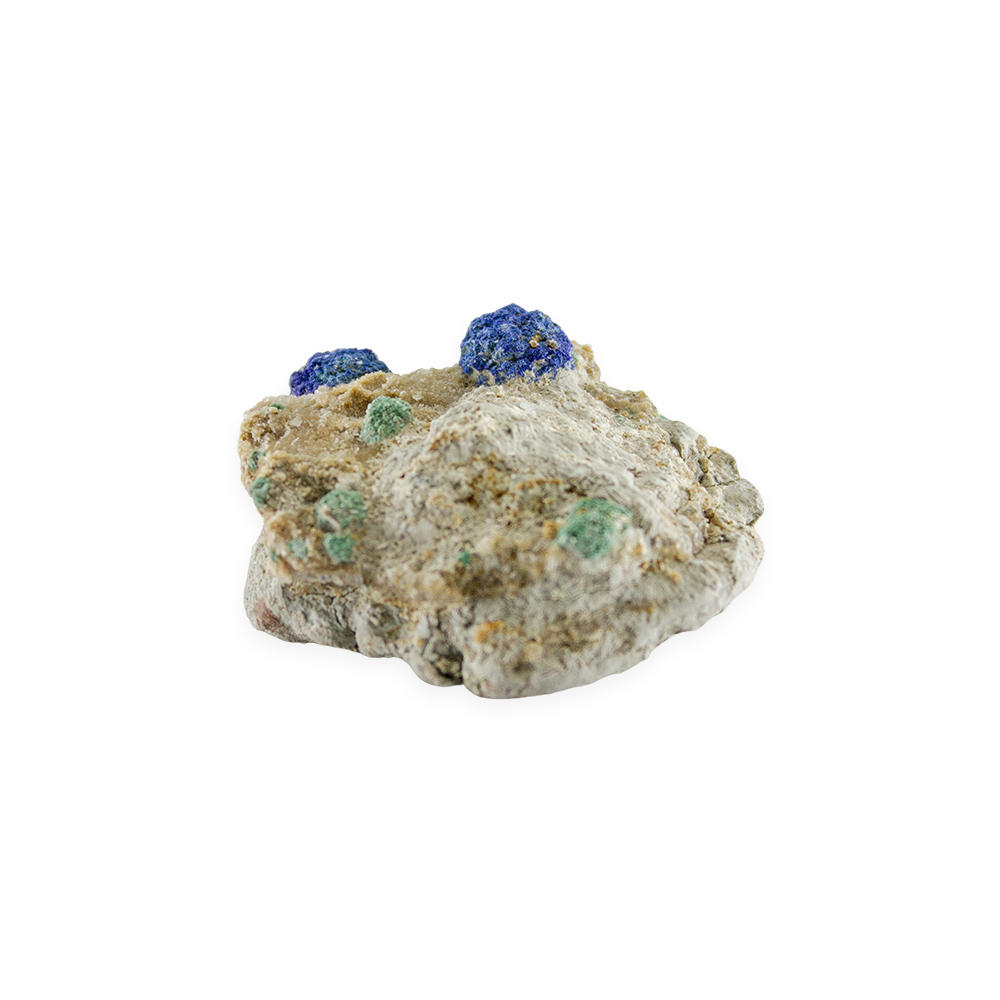 Blueberry Azurite and Malachite on Matrix - Image 4