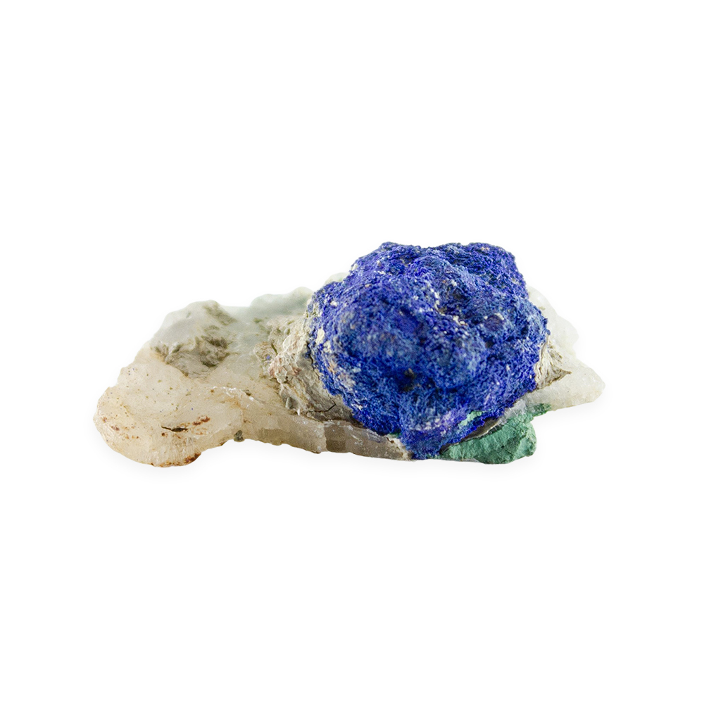 Blueberry Azurite and Malachite on Matrix - Image 2