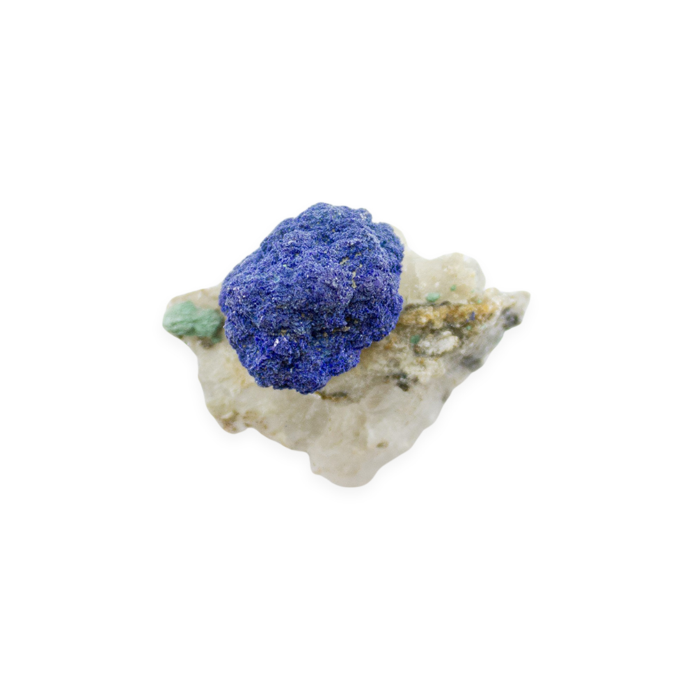 Blueberry Azurite and Malachite on Matrix - Image 4