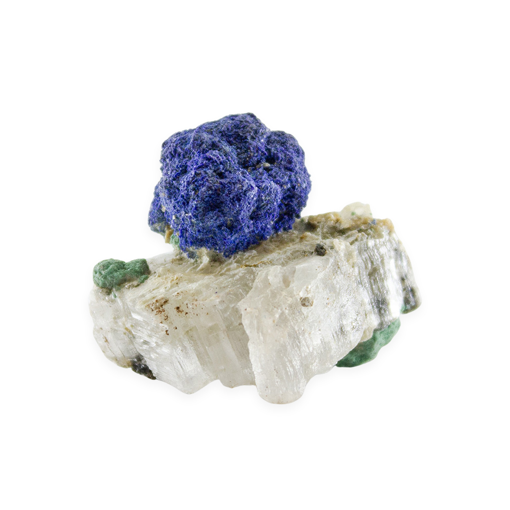 Blueberry Azurite and Malachite on Matrix - Image 2