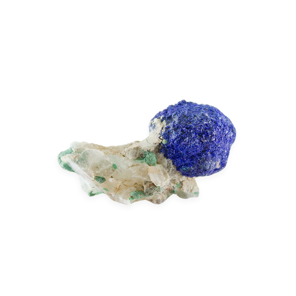 Blueberry Azurite and Malachite on Matrix - Image 3