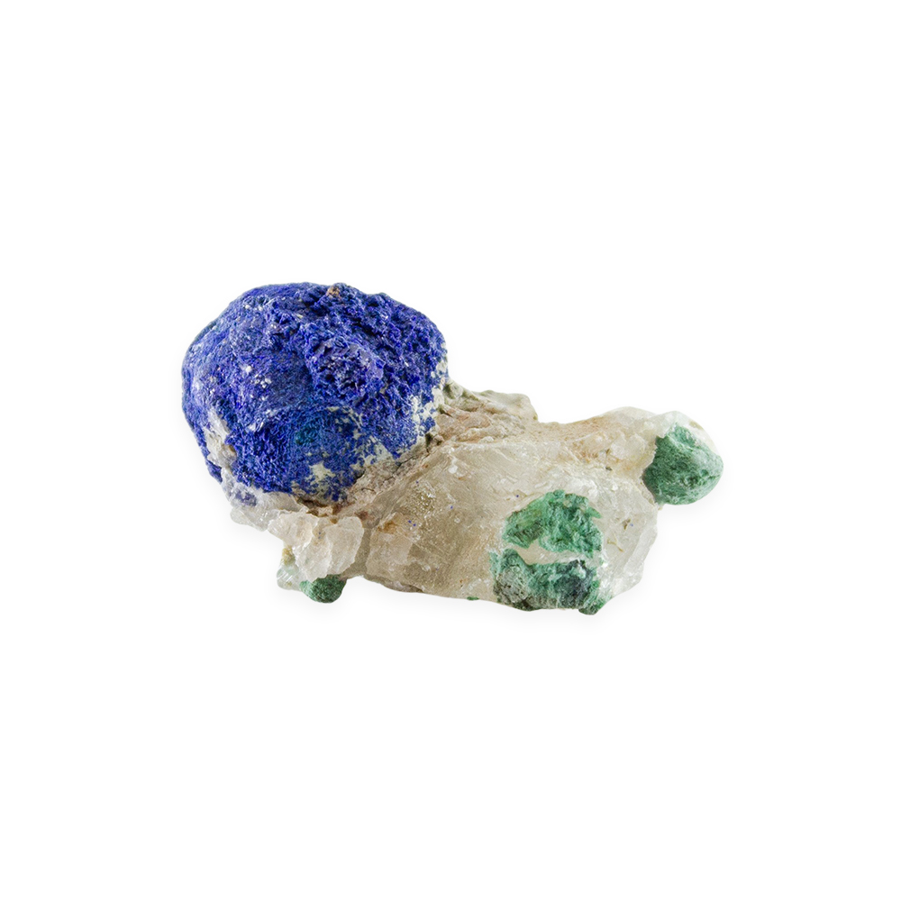 Blueberry Azurite and Malachite on Matrix - Image 2
