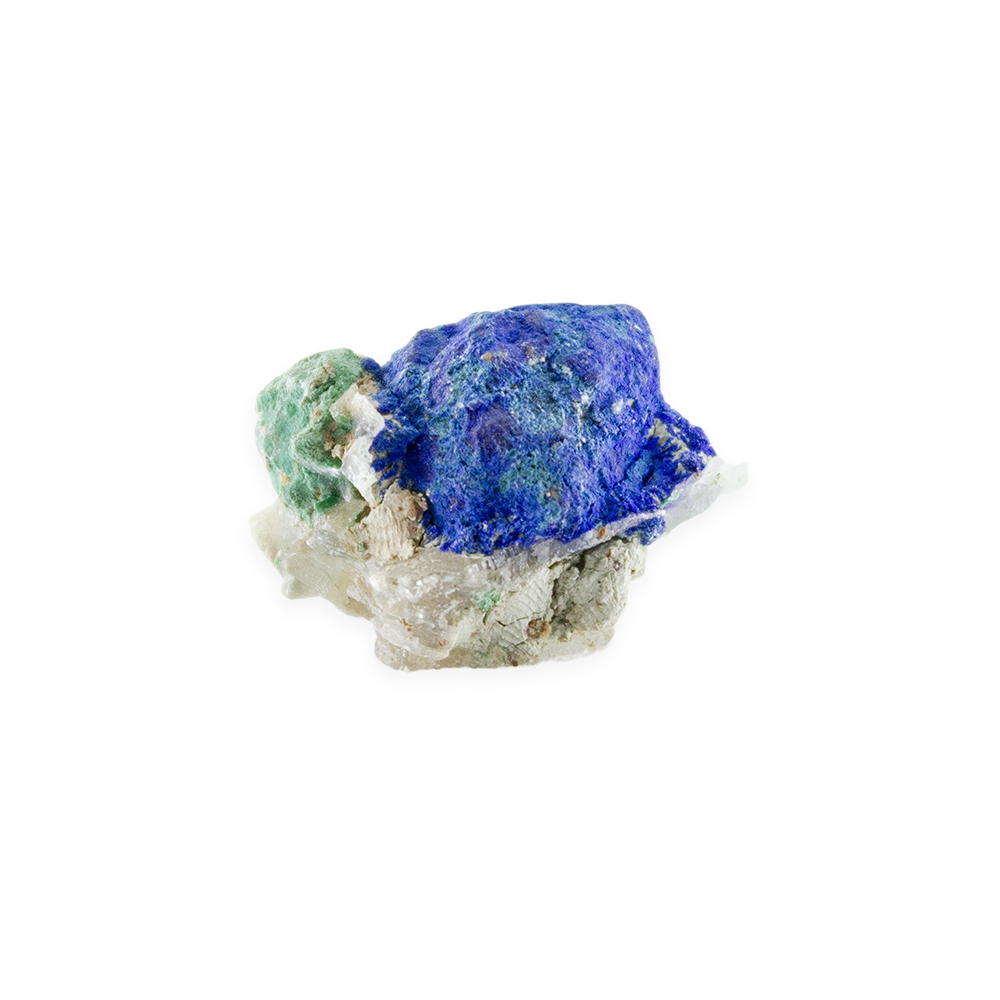 Blueberry Azurite and Malachite on Matrix - Image 3