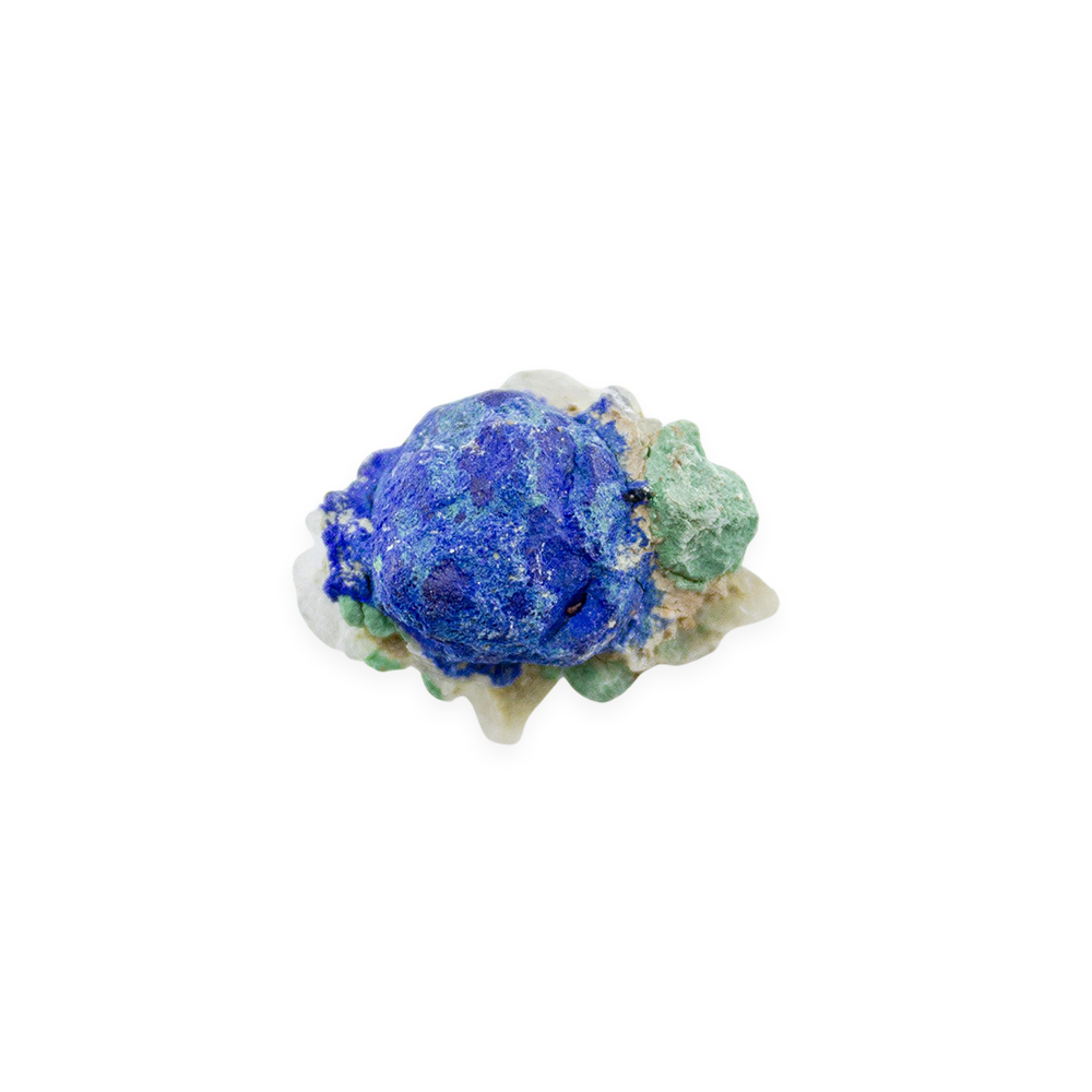 Blueberry Azurite and Malachite on Matrix - Image 4