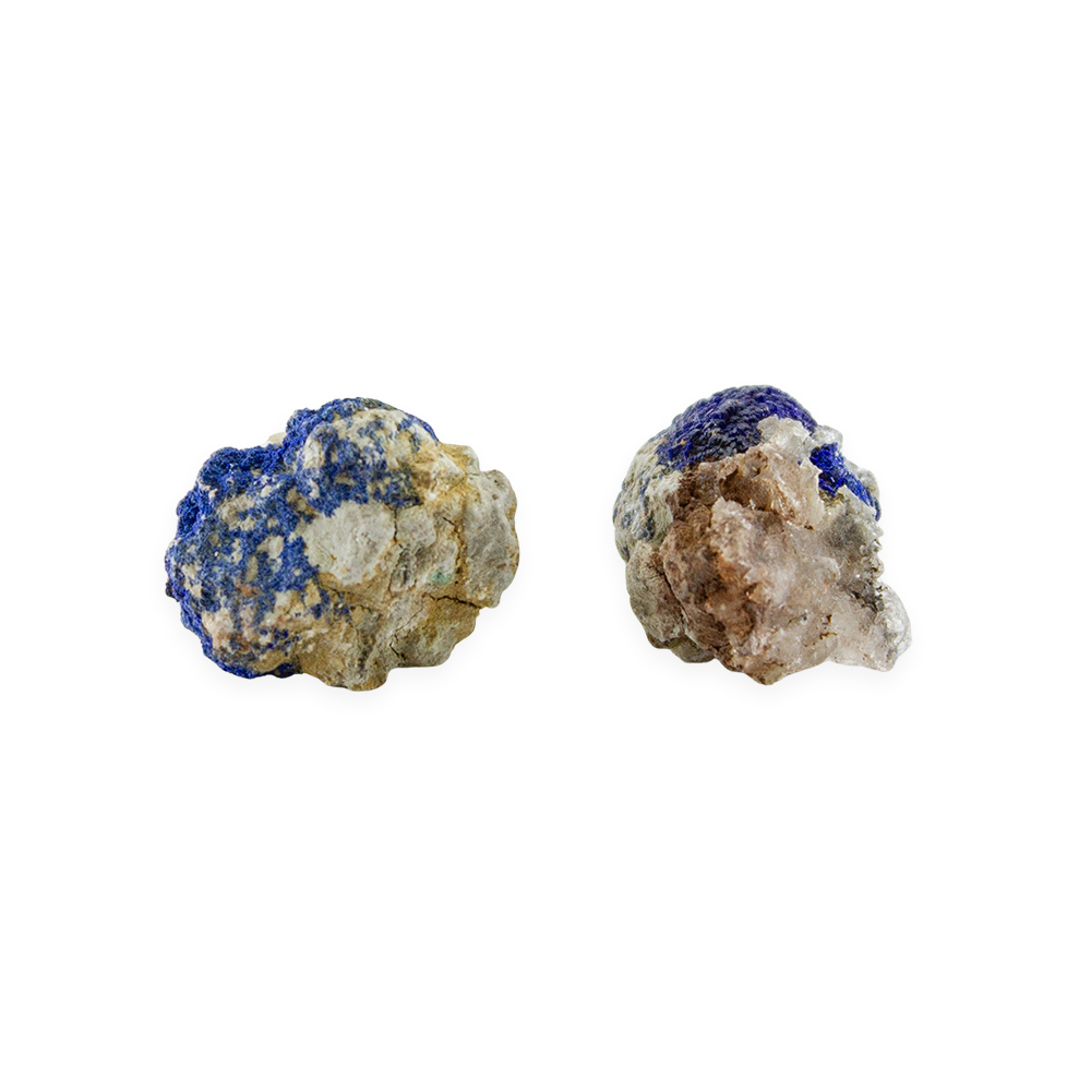 Blueberry Azurite on Matrix Pair - Image 3
