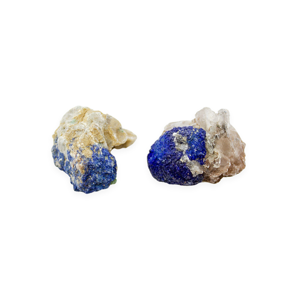 Blueberry Azurite on Matrix Pair - Image 4
