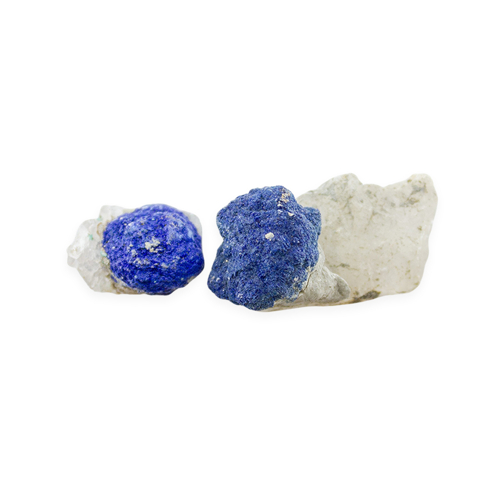 Blueberry Azurite on Matrix Pair - Image 3