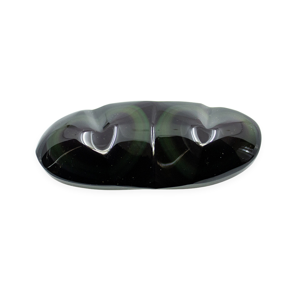 Rainbow Obsidian Double Heart - Image 2
