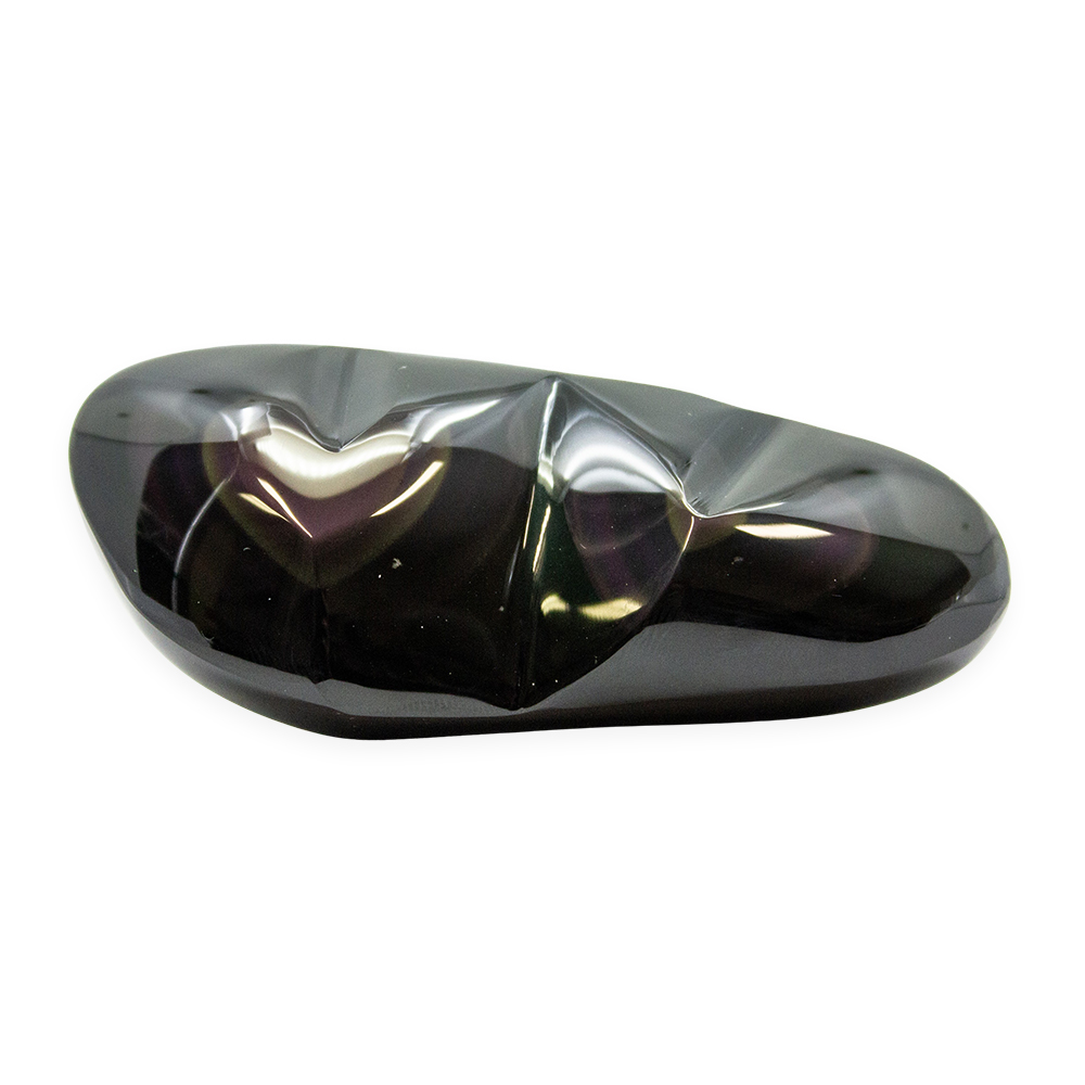Rainbow Obsidian Double Heart - Image 2
