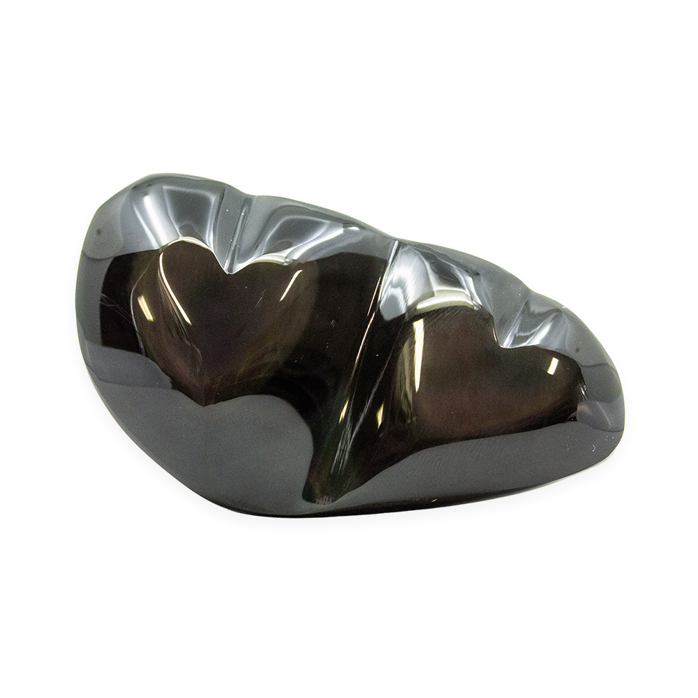 Rainbow Obsidian Double Heart - Image 2