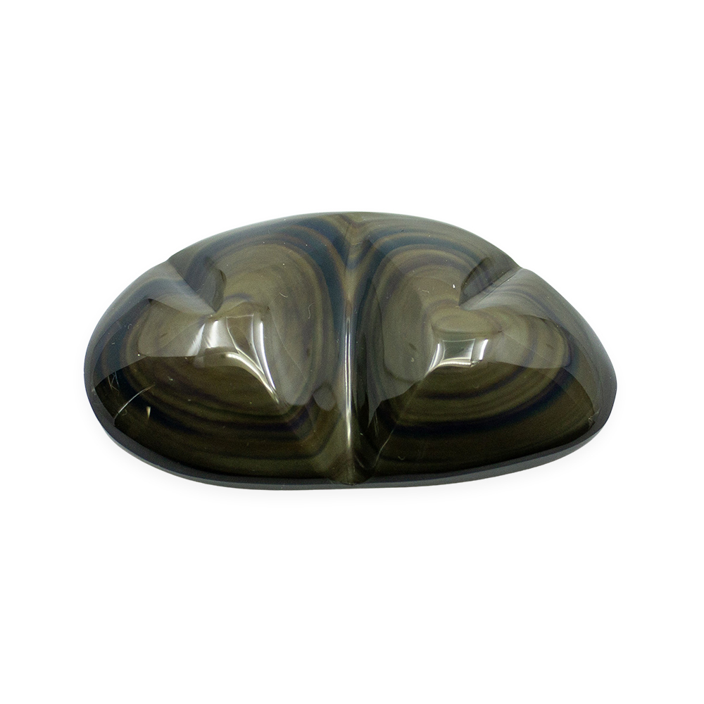 Rainbow Obsidian Double Heart - Image 3