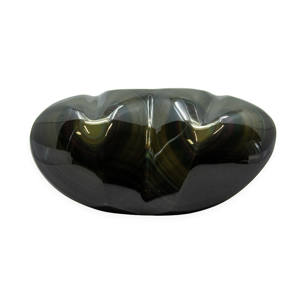 Rainbow Obsidian Double Heart - Image 2
