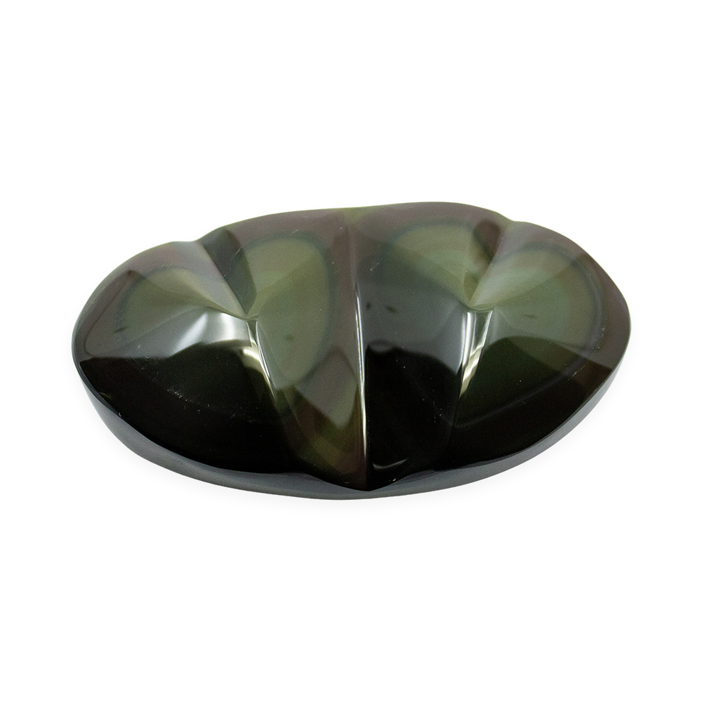 Rainbow Obsidian Double Heart - Image 2