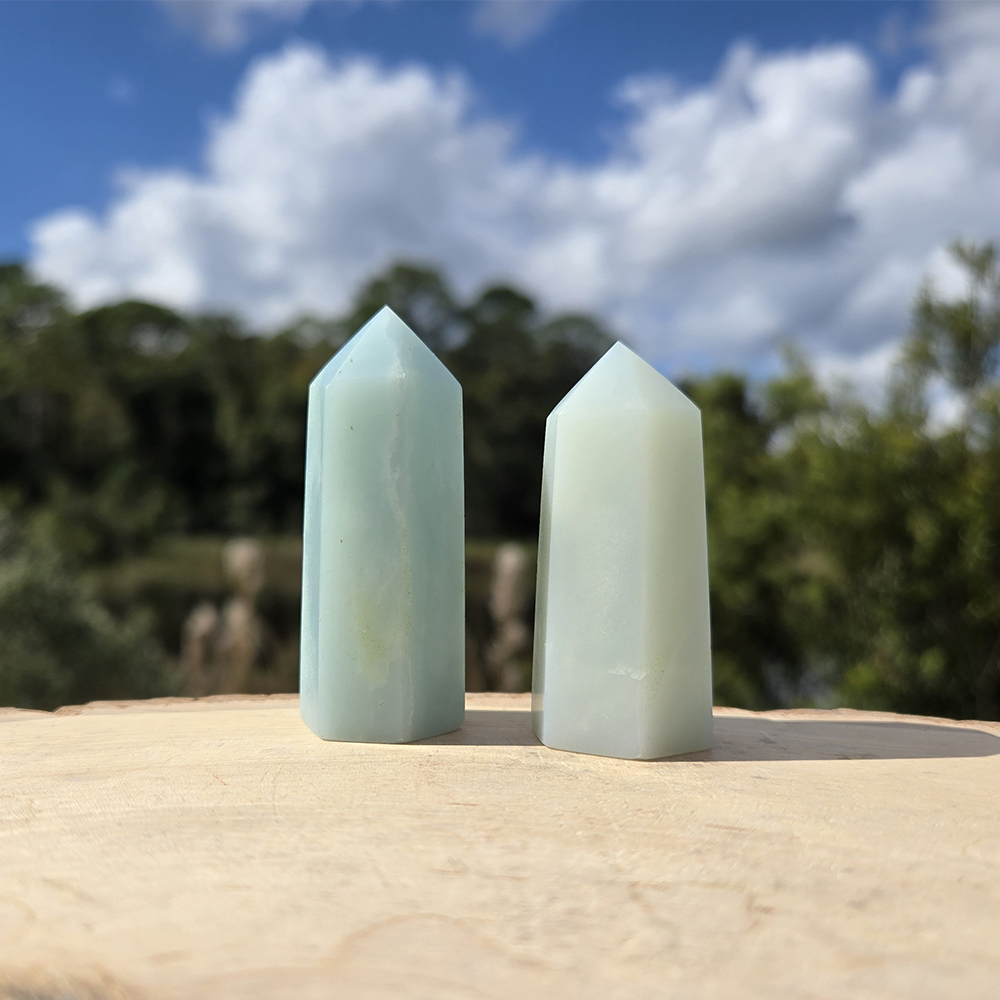 Sky Blue Amazonite Tower