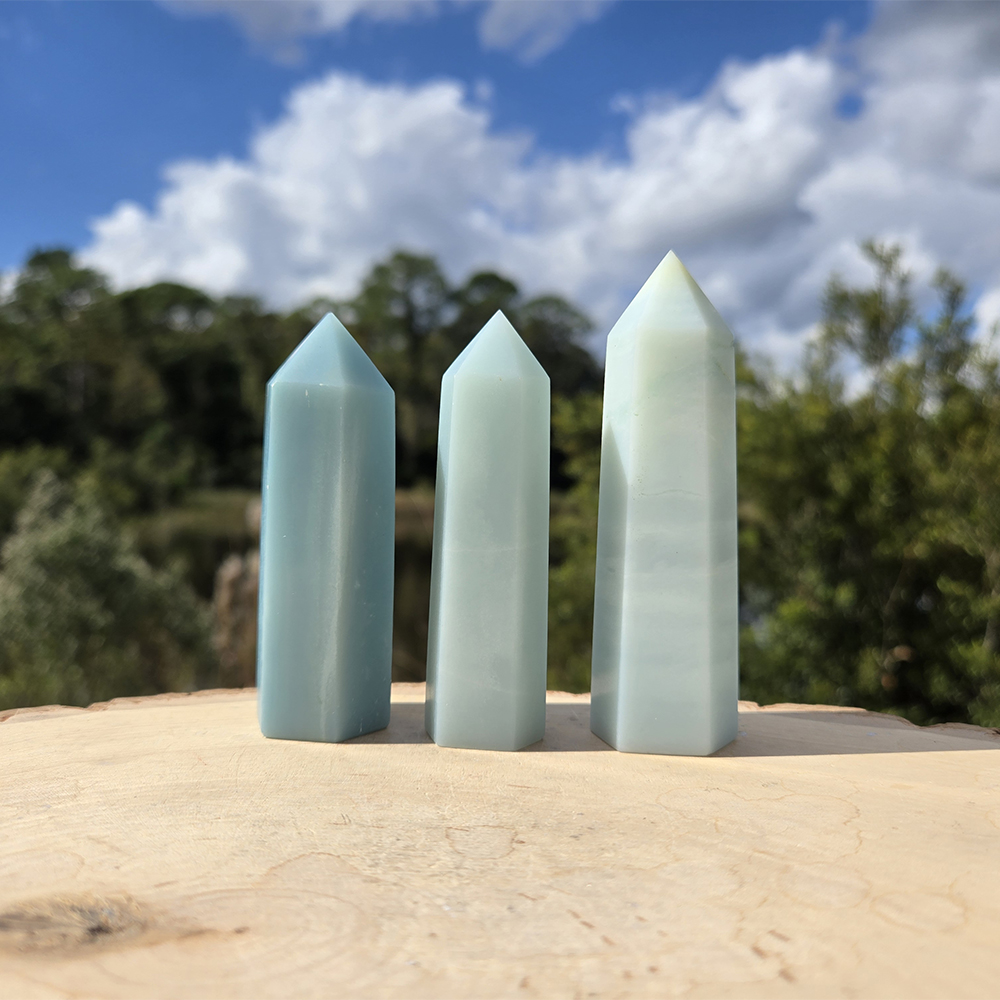 Sky Blue Amazonite Tower
