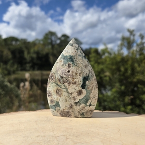 Green Flower Jasper Freeform