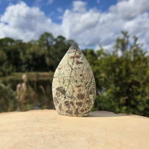 Green Flower Jasper Freeform