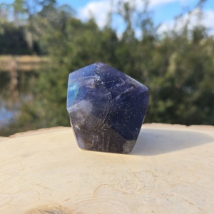 Fluorite with Pyrite Freeform