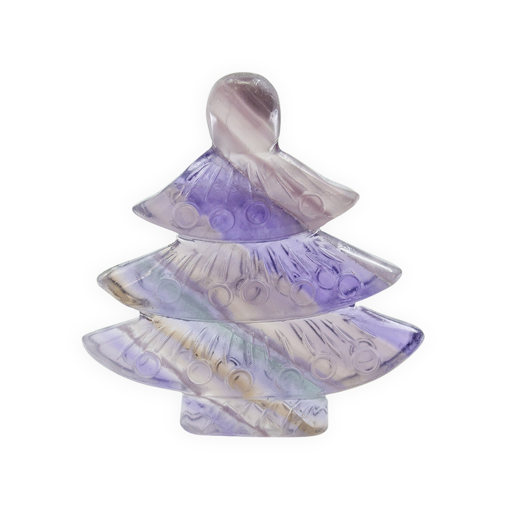 Purple Fluorite Christmas Tree - Image 4