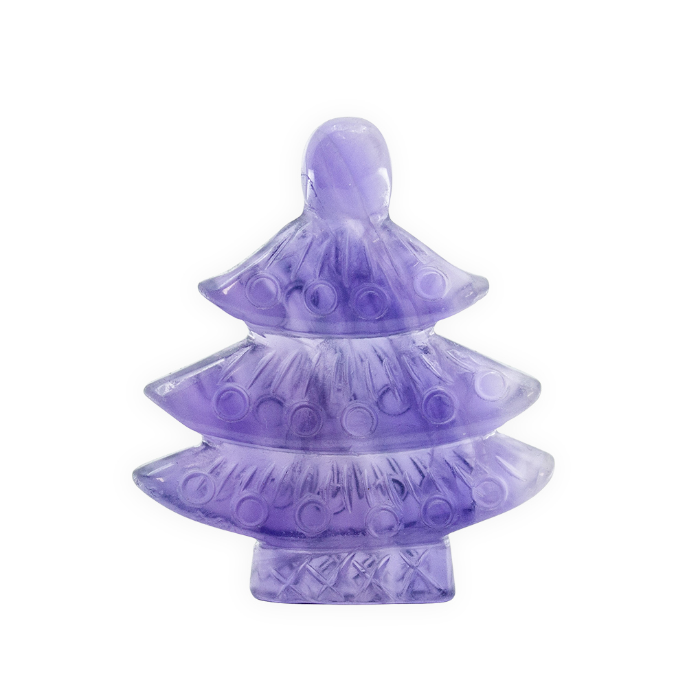 Purple Fluorite Christmas Tree - Image 3