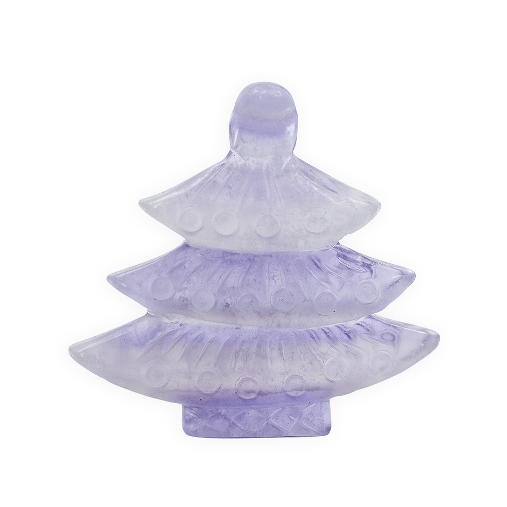 Purple Fluorite Christmas Tree - Image 2