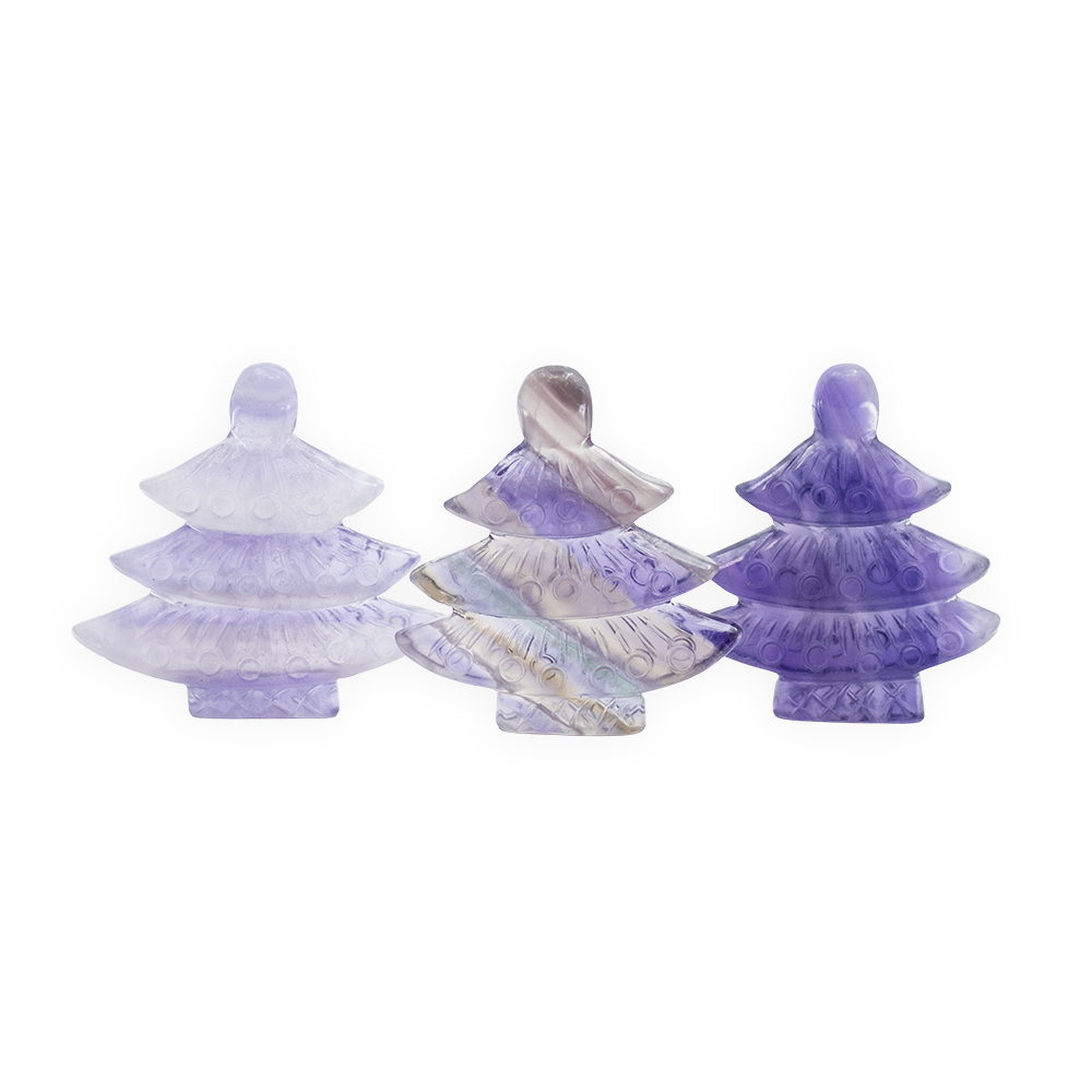 Purple Fluorite Christmas Tree - Image 5