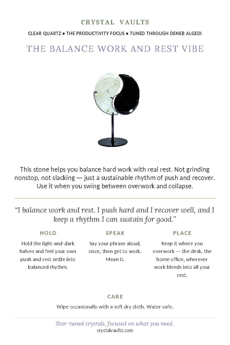 Balance Work and Rest Vibe - Image 2