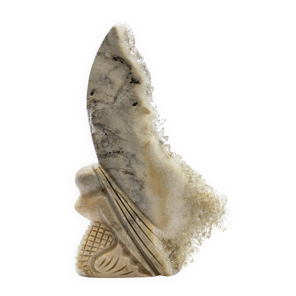 Quartz Mermaid Fairy Carving - Image 3