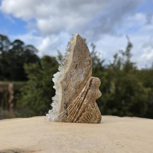 Quartz Mermaid Fairy Carving